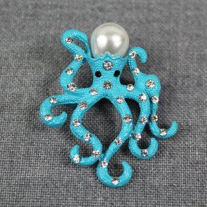 Octopus Brooch